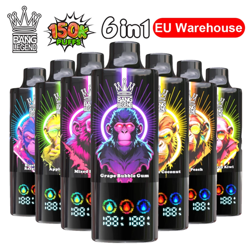 150k Puffs Vaper Bang Legend 150000 Disposable Vape 6 in 1 EU Warehouse 1 150k Puffs Vaper Bang Legend 150000 Disposable Vape 6 in 1 EU Warehouse
