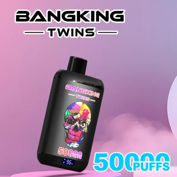 2 in 1 Vaper Bang King Twins 50k Puffs 50000 Dispposable Vape Free Shipping
