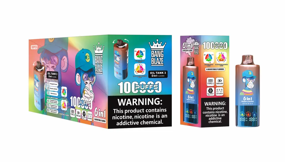 Bang Blaze 100k Puffs 100000 Disposable Vape 6 in 1 Free Shipping EU Warehouse