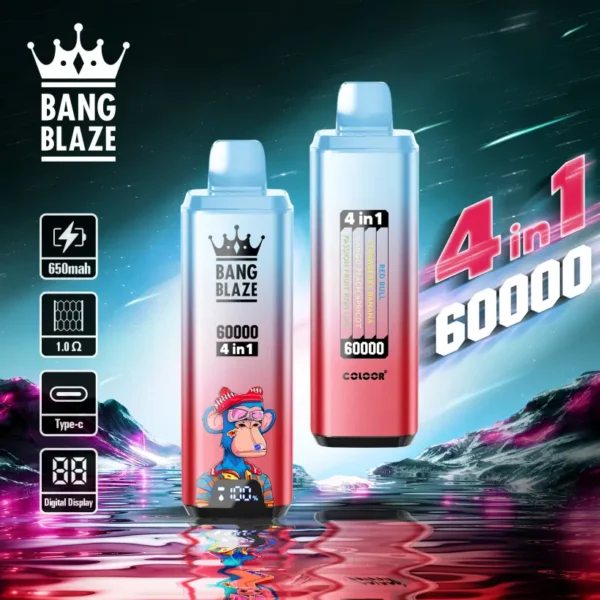 Bang Blaze 60k Puffs 60000 Disposable Vape 4 in 1 Free Shipping EU Warehouse