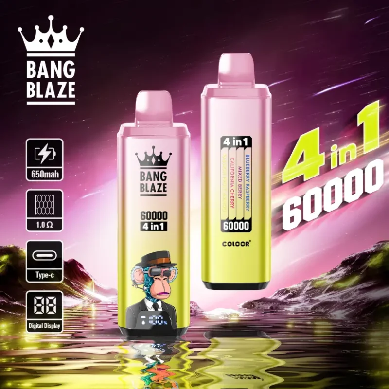 Bang Blaze 60k Puffs 60000 Disposable Vape 4 in 1 Free Shipping EU Warehouse
