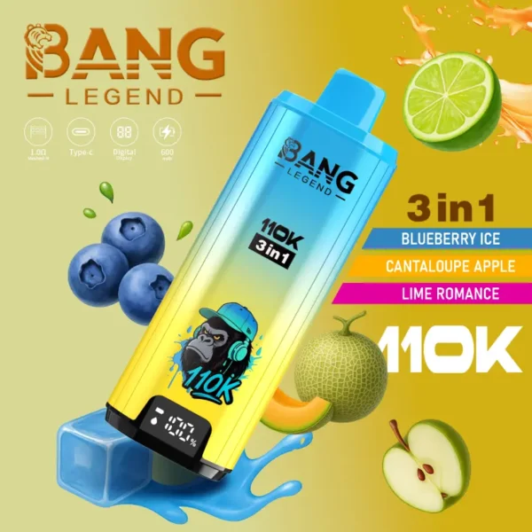 Bang Legend 110000 Puffs Retail Vape 3 in 1 Buy 2 Pieces Free Shipping