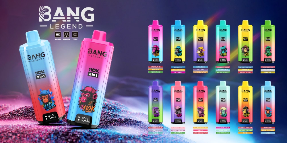 Bang Legend 110000 Puffs Retail Vape 3 in 1 Buy 2 Pieces Free Shipping