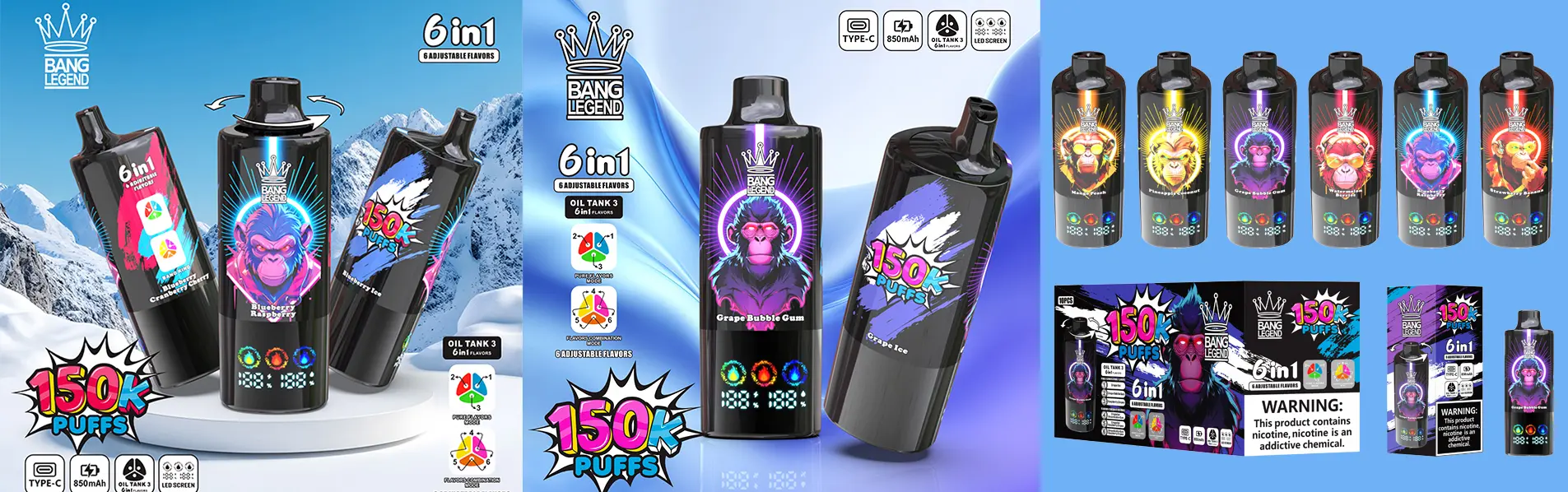 Bang Legend 150k Puffs