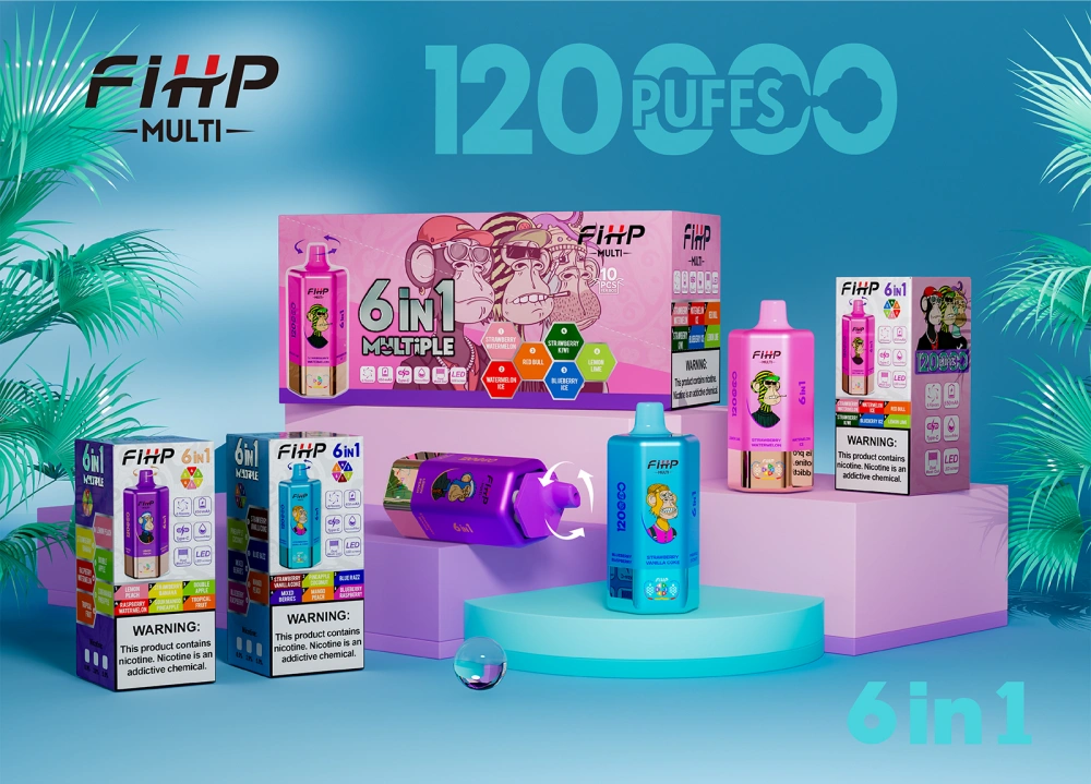 FIHP 120K Puffs 6 in 1 Disposable Vape 120000 Wholesale Free Shipping