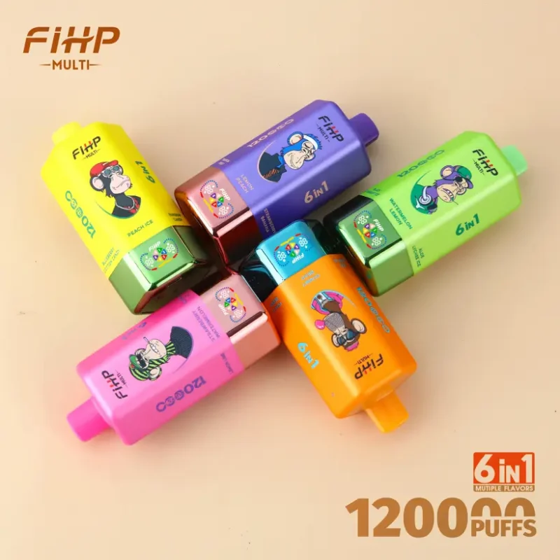 EU Vape Shopping Guide: Why FIHP 120K 6-in-1 Disposable Vape Is a Must-Buy 3 FIHP 120K Puffs 6 in 1 Disposable Vape 120000 Wholesale Free Shipping