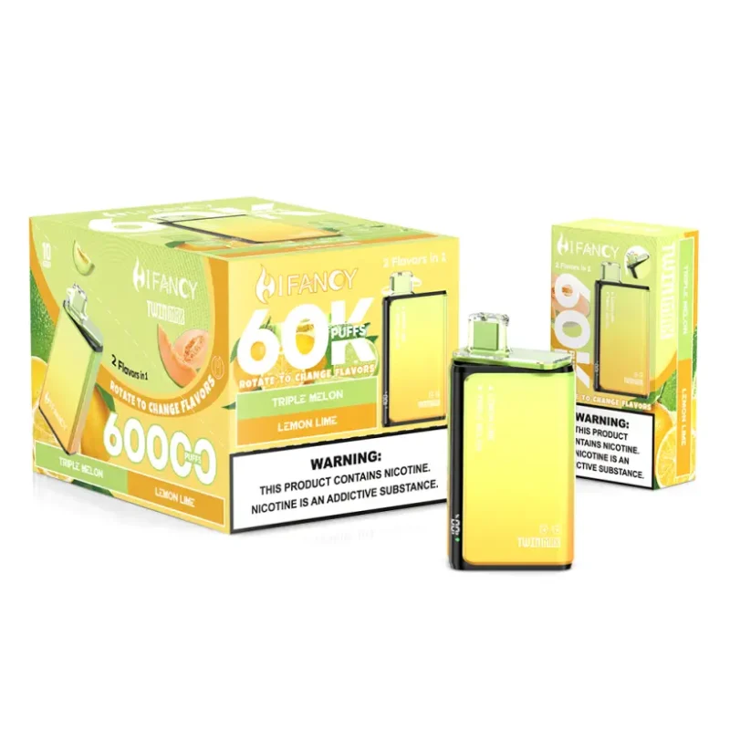 Hifancy 60000 Puffs Disposable Vape 2 in 1 Twin Max Free Shipping EU Warehouse