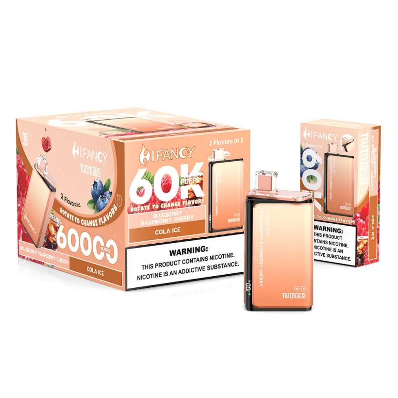 Hifancy 60000 Puffs Disposable Vape 2 in 1 Twin Max Free Shipping EU Warehouse 7 Hifancy 60000 Puffs Disposable Vape 2 in 1 Twin Max Free Shipping EU Warehouse