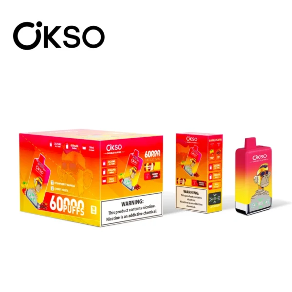 OKSO 60000 Puffs Double Flavor 2 in 1 Disposable Vape Free Shipping EU Warehouse 10 OKSO 60000 Puffs Double Flavor 2 in 1 Disposable Vape Free Shipping EU Warehouse