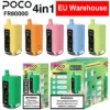 POCO FR 80000 Puffs Disposable Vape 4 in 1 Flavors Free Shipping EU Warehouse