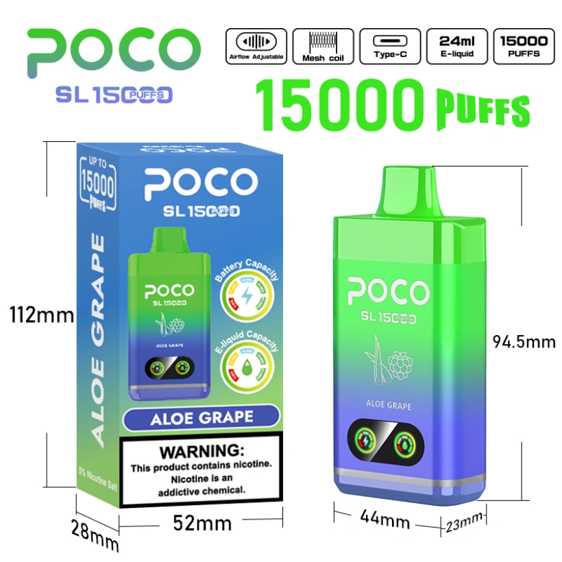 POCO SL 15000 Puffs Disposable Vape Wholesale Free Shipping EU Warehouse 4 POCO SL 15000 Puffs Disposable Vape Wholesale Free Shipping EU Warehouse