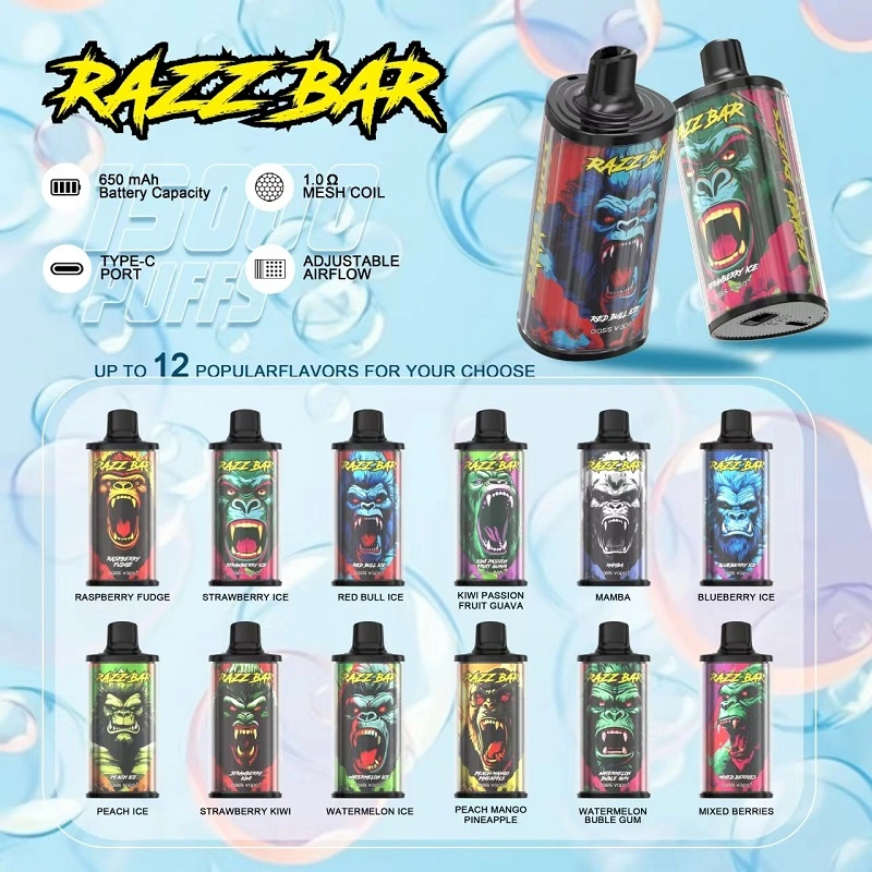 Razz Bar 15000 Puffs Disposable Vape Wholesale Free Shipping EU Warehouse
