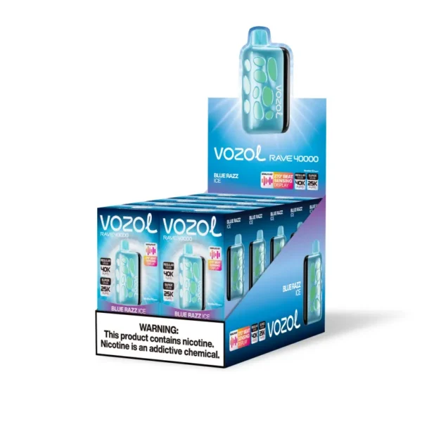 Vozol Rave 40000 Puffs 40K Disposable Vape Dual Power Mode Free Shipping EU Warehouse