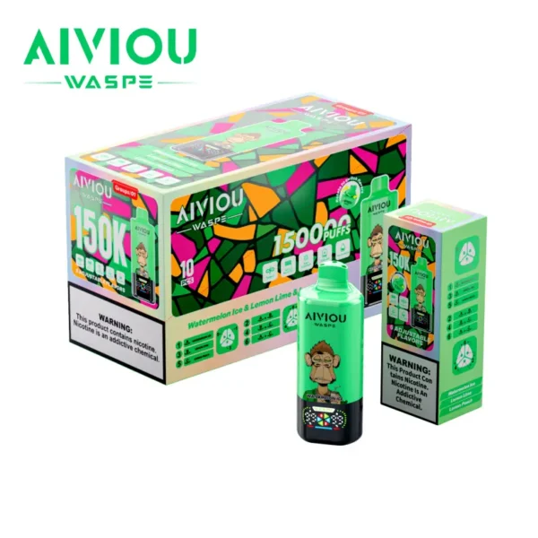 WASPE 150000 Puffs AIVIOU Disposable Vape 6 in 1 Wholesale Free Shipping EU Warehouse 10 WASPE 150000 Puffs AIVIOU Disposable Vape 6 in 1 Wholesale Free Shipping EU Warehouse