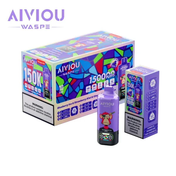 WASPE 150000 Puffs AIVIOU Disposable Vape 6 in 1 Wholesale Free Shipping EU Warehouse 11 WASPE 150000 Puffs AIVIOU Disposable Vape 6 in 1 Wholesale Free Shipping EU Warehouse