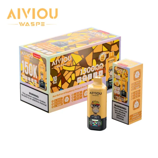WASPE 150000 Puffs AIVIOU Disposable Vape 6 in 1 Wholesale Free Shipping EU Warehouse 12 WASPE 150000 Puffs AIVIOU Disposable Vape 6 in 1 Wholesale Free Shipping EU Warehouse