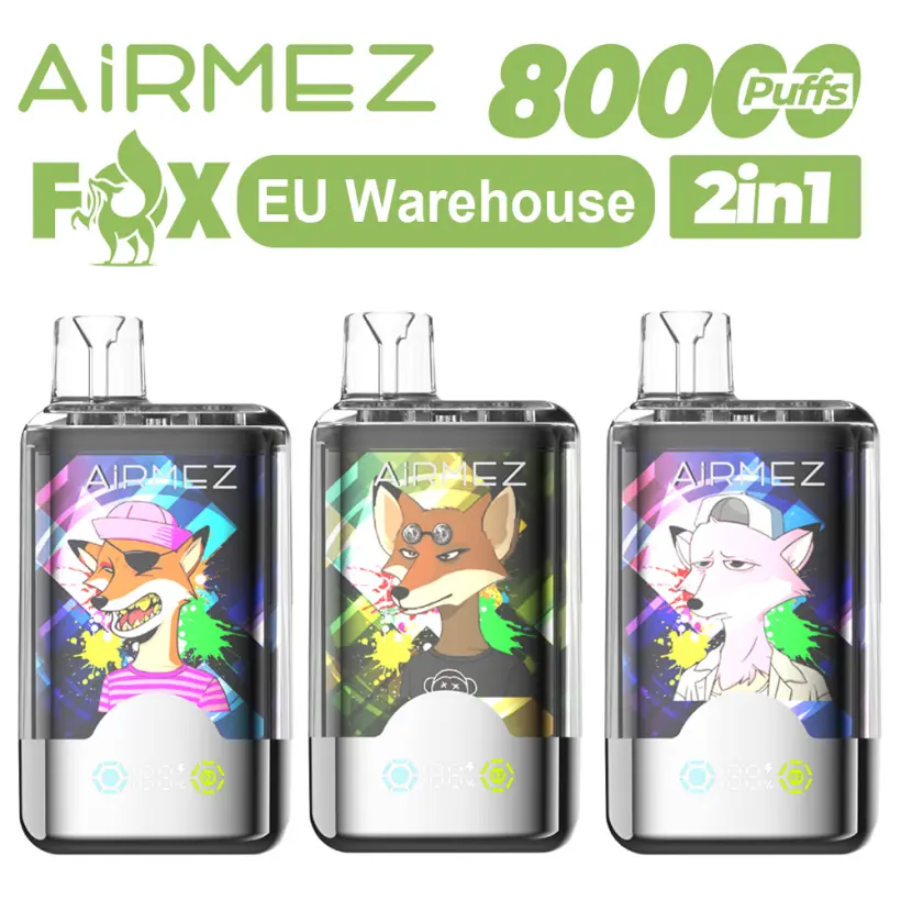 Airmez 80000 Puffs Disposable Vape 2 in 1 Vaper Free Shipping EU Warehouse 1 Airmez 80000 Puffs Disposable Vape 2 in 1 Vaper Free Shipping EU Warehouse