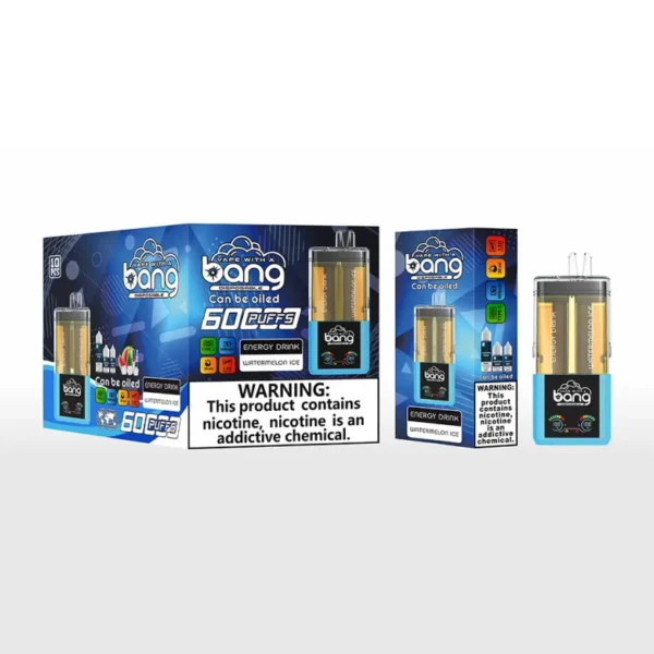 Bang 60000 Puffs 60k 2 in 1 Refillable Crystal Disposable Vape 2 x 10 ml E-Liquid 10 Bang 60000 Puffs 60k 2 in 1 Refillable Crystal Disposable Vape 2 x 10 ml E-Liquid
