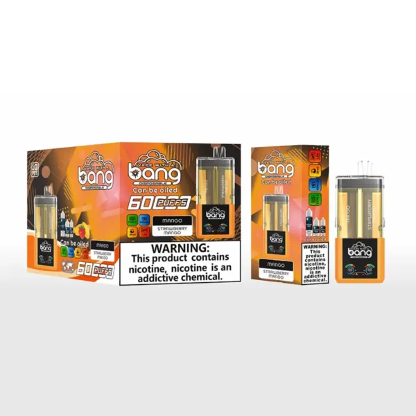 Bang 60000 Puffs 60k 2 in 1 Refillable Crystal Disposable Vape 2 x 10 ml E-Liquid 12 Bang 60000 Puffs 60k 2 in 1 Refillable Crystal Disposable Vape 2 x 10 ml E-Liquid