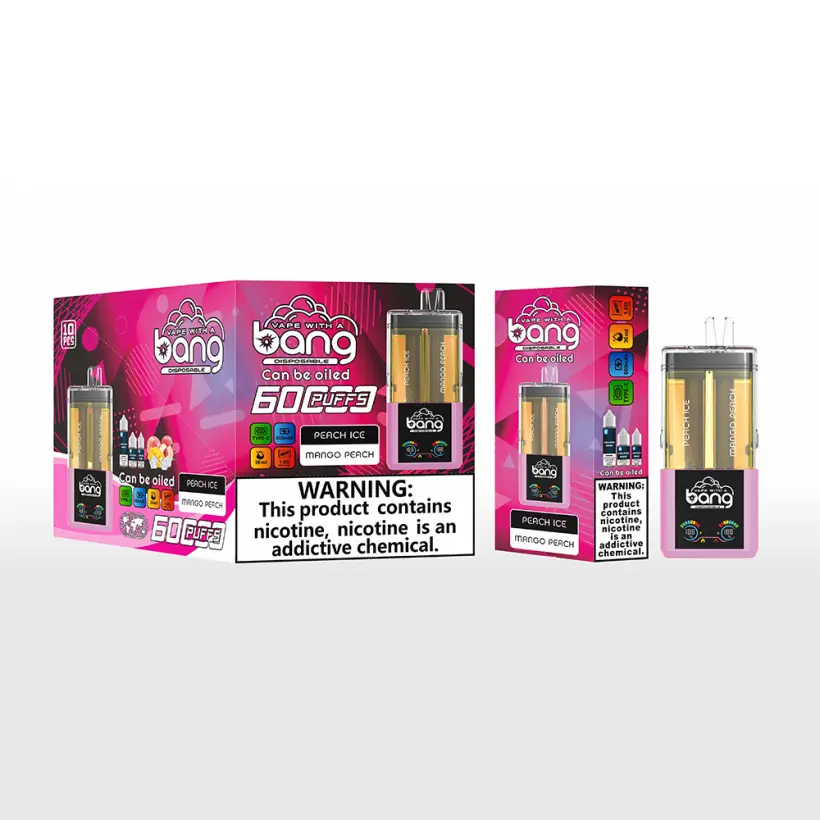 Bang 60000 Puffs 60k 2 in 1 Refillable Crystal Disposable Vape 2 x 10 ml E-Liquid 6 Bang 60000 Puffs 60k 2 in 1 Refillable Crystal Disposable Vape 2 x 10 ml E-Liquid