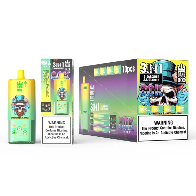 Bang Box 80k Puffs 3 in 1 Triple Disposable Vape Wholesale 80000 Free Shipping
