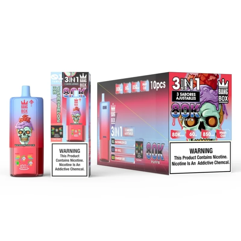 Bang Box 80k Puffs 3 in 1 Triple Disposable Vape Wholesale 80000 Free Shipping