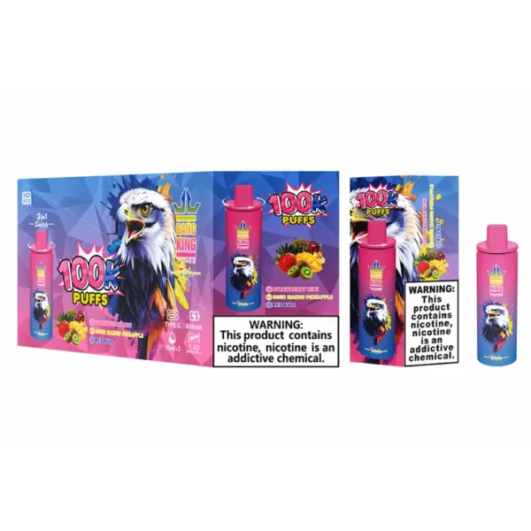 Bang King 100000 Puffs 100k Disposable Vape 3 in 1 Triple Flavors Free Shipping Wholesale