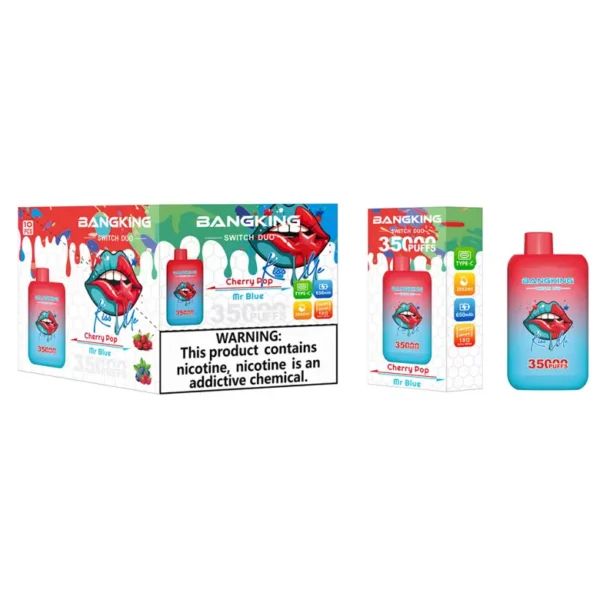 Bang King 35000 Puffs Swith Duo Disosable Vape 2 in 1 Double Flavors Puff 35k EU Warehouse
