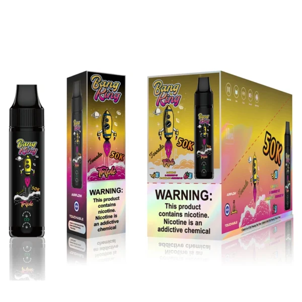 Bang King 50000 Puffs 50k Disposable Vape Wholesale 3 in 1 Triple Flavors Free Shipping