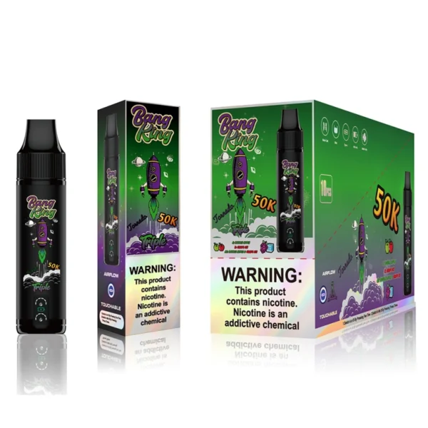 Bang King 50000 Puffs 50k Disposable Vape Wholesale 3 in 1 Triple Flavors Free Shipping