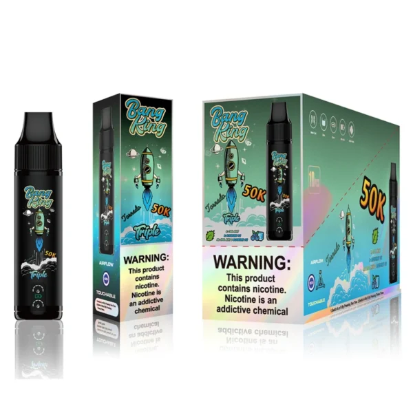 Bang King 50000 Puffs 50k Disposable Vape Wholesale 3 in 1 Triple Flavors Free Shipping