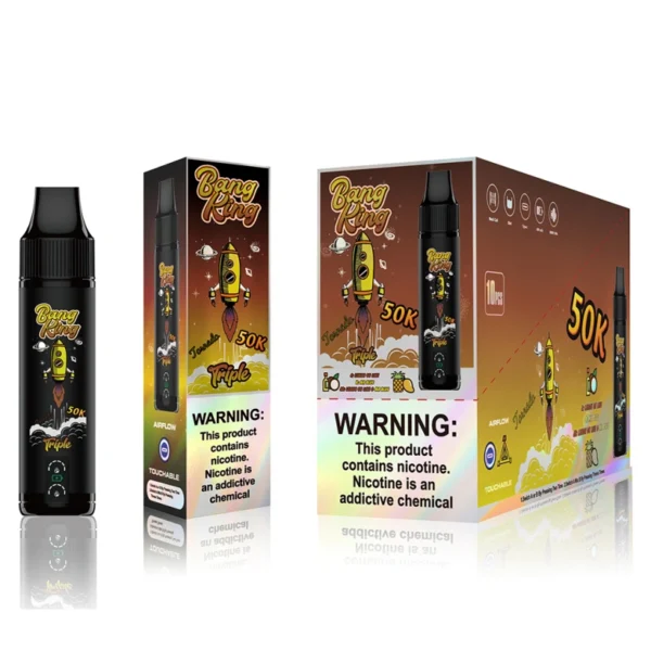 Bang King 50000 Puffs 50k Disposable Vape Wholesale 3 in 1 Triple Flavors Free Shipping