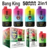 Bang King 50k Puffs 2 in 1 Disposable Vape Pen 50000 Free Shipping