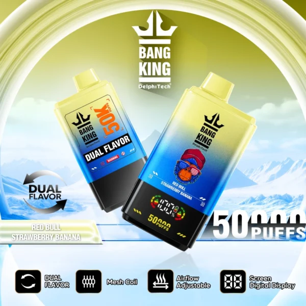 Bang King 50k Puffs 2 in 1 Disposable Vape Pen 50000 Free Shipping 12 Bang King 50k Puffs 2 in 1 Disposable Vape Pen 50000 Free Shipping