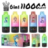 Bang Leader 110k Puffs 6 in 1 Rechargeable Disposable Vape 1100000 Free Shipping