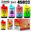 Bang Leader 45000 Puffs 45k Double Flavors 2 in 1 Disposable Vape Wholesale Free Shipping