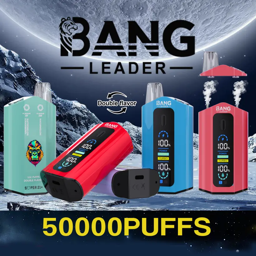 Bang Leader 50k Puffs 2 in 1 Double Flavors Best Disposable Vape 50000 Free Shipping 1 Bang Leader 50k Puffs 2 in 1 Double Flavors Best Disposable Vape 50000 Free Shipping