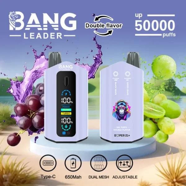 Bang Leader 50k Puffs 2 in 1 Double Flavors Best Disposable Vape 50000 Free Shipping 14 Bang Leader 50k Puffs 2 in 1 Double Flavors Best Disposable Vape 50000 Free Shipping