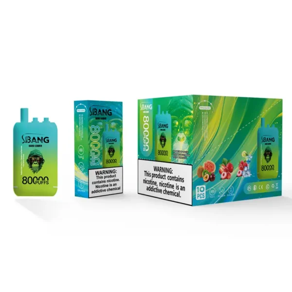 Bang Leader 80k Puffs 3 in 1 Triple Flavors Disposable Vape Wholesale Free Shipping