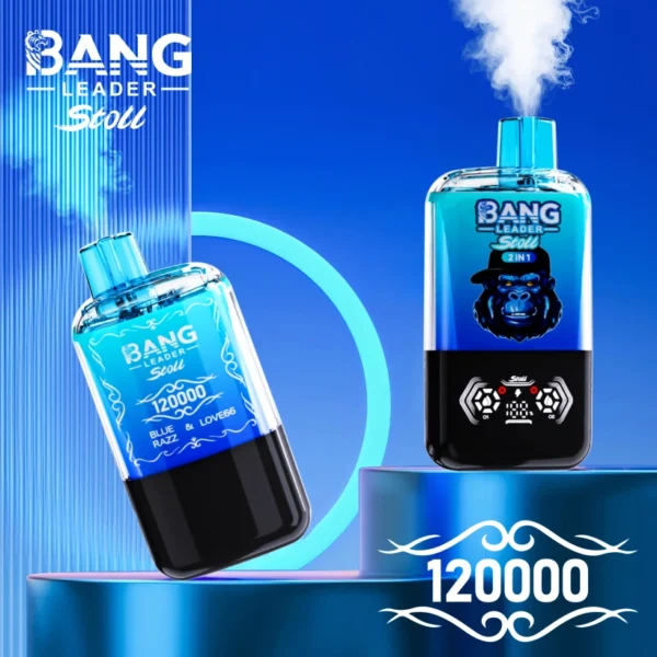 Bang Leader Stoll 120k Puffs Disposable Vape 2 in 1 Vaper Double Flavors Free Shipping
