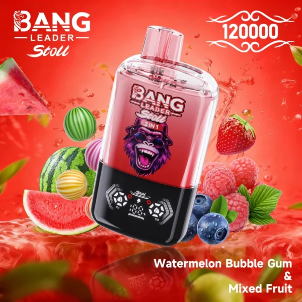 Bang Leader Stoll 120k Puffs Disposable Vape 2 in 1 Vaper Double Flavors Free Shipping