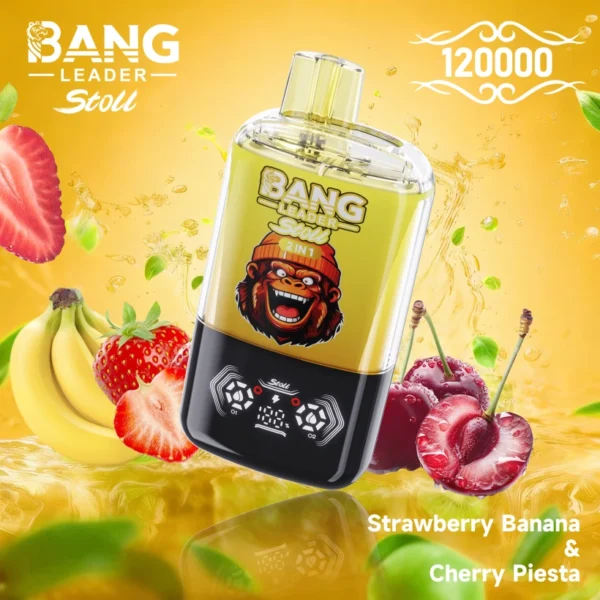 Bang Leader Stoll 120k Puffs Disposable Vape 2 in 1 Vaper Double Flavors Free Shipping