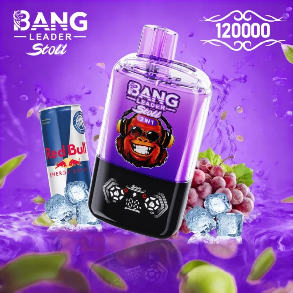 Bang Leader Stoll 120k Puffs Disposable Vape 2 in 1 Vaper Double Flavors Free Shipping