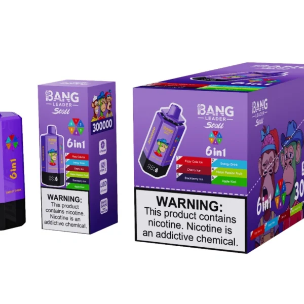 Bang Leader Stoll 300k Puffs 6 in 1 Dispsoable Vape 300000 Wholesale Free Shipping 11 Bang Leader Stoll 300k Puffs 6 in 1 Dispsoable Vape 300000 Wholesale Free Shipping