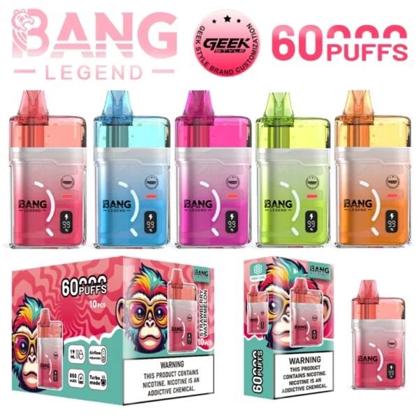 Bang Legend 60000 Puffs 60k Dispposable Vape GEEK Free Shipping Wholesale