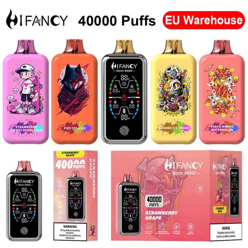 EU Vape Hifancy 40000 Puffs 40k Storm Vaper Free Shipping 3-7 Work Days Delivery 1 EU Vape Hifancy 40000 Puffs 40k Storm Vaper Free Shipping 3-7 Work Days Delivery