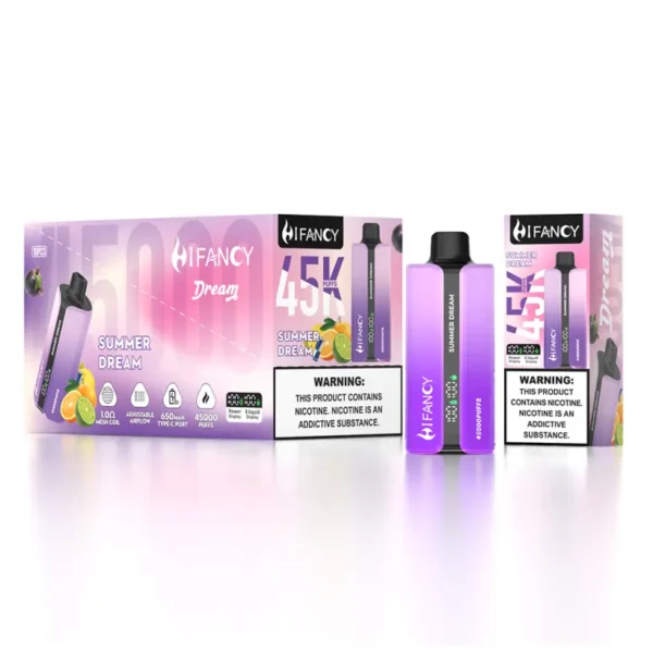 EU Vape Hifancy 45000 Puffs 45K Vaper Free Shippping Wholesale 10 Flavors