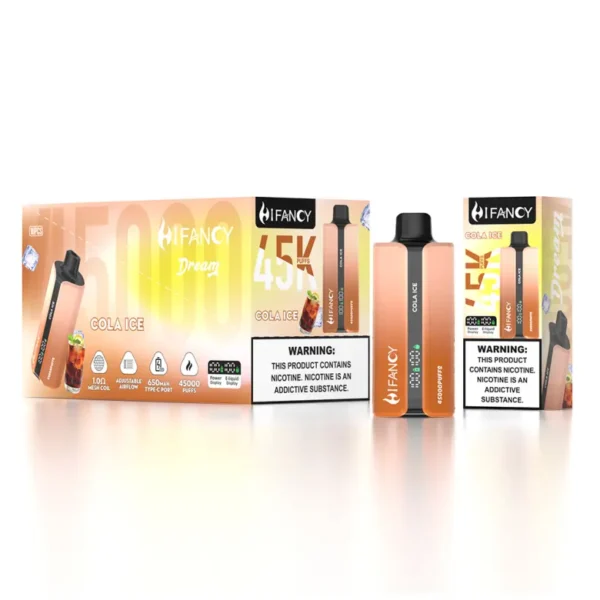EU Vape Hifancy 45000 Puffs 45K Vaper Free Shippping Wholesale 10 Flavors