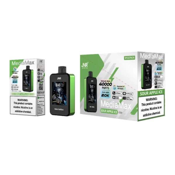 EU Vape JNR 40k Puffs 40000 Media Max Disposable Vaper Free Shipping