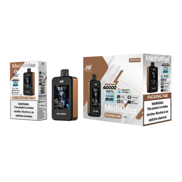 EU Vape JNR 40k Puffs 40000 Media Max Disposable Vaper Free Shipping